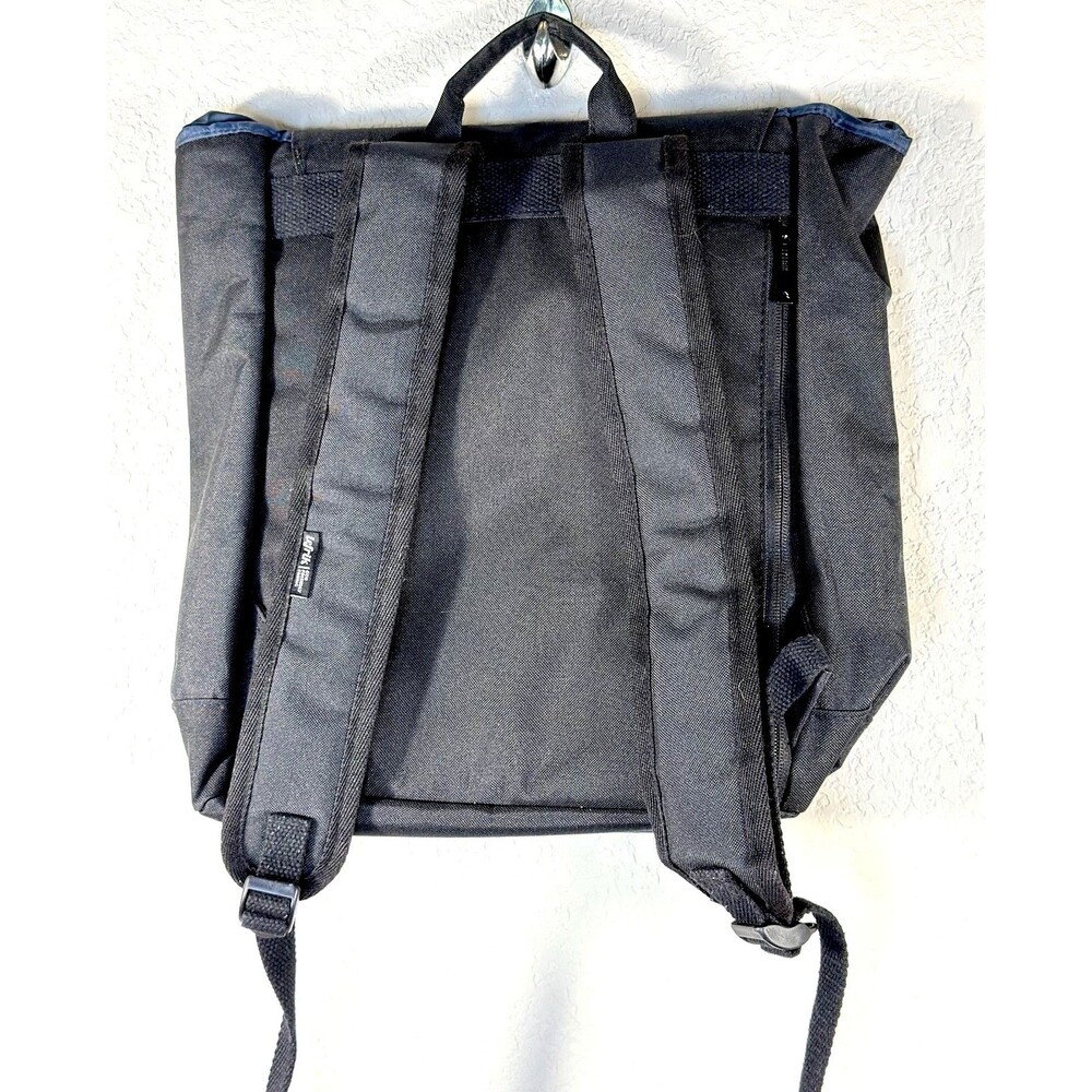 Lefrik Scout Backpack Black Eco-Friendly Recycled PET Laptop Rucksack - Picture 2 of 11